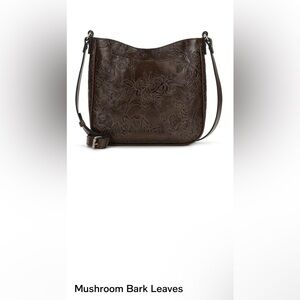 Patricia Nash Emeline Bark Leaves C/B. Mushroom Bark Leaves.